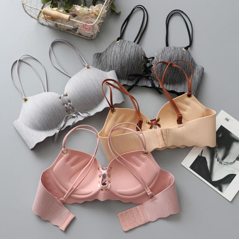 Push Up bra seamless women’s underwear Wire Free Female bra beauty back lingerie Ladies Brassiere