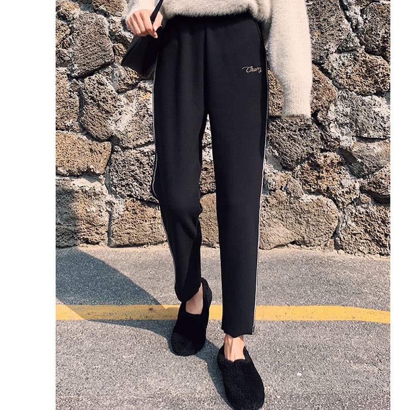 Women Winter Pants Thick Warm Vintage Autumn Thicken Trousers Harem Pants For Women Velvet Pants Capris
