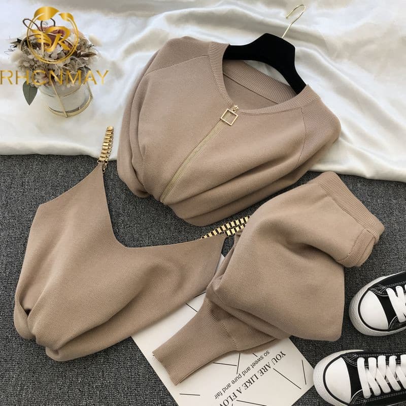 Woman Fashion Jumpers Trousers