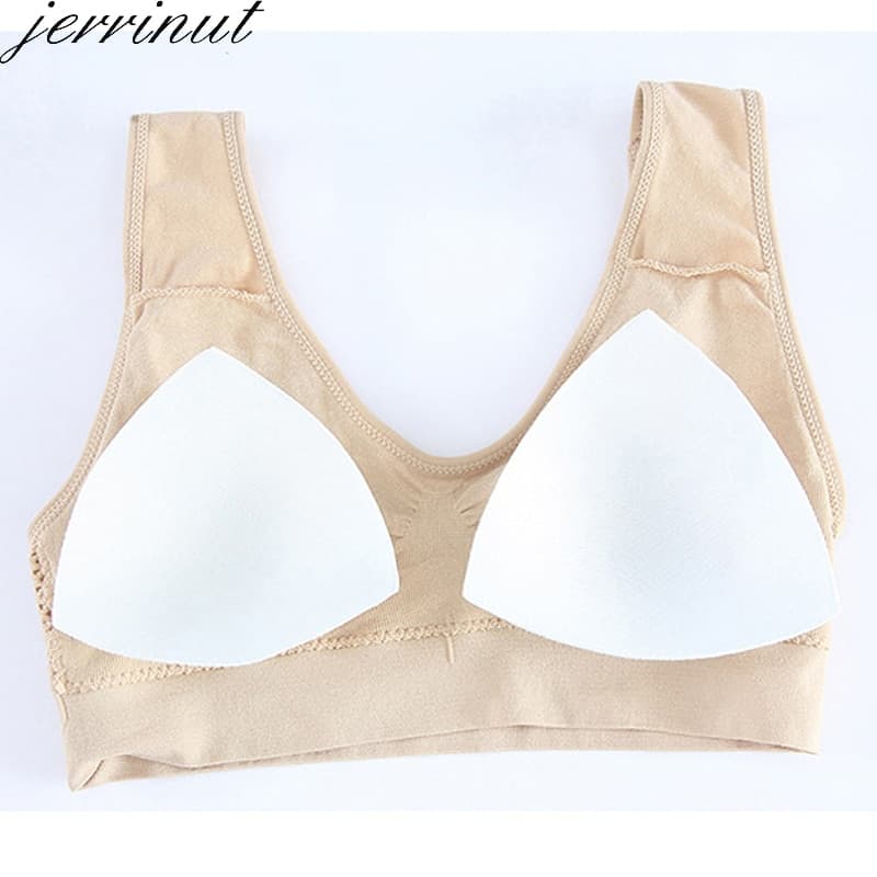 Women Plus Size Seamless Bra Cotton Breathable Underwear Wireless With Pads Push Up Bra Plus Size 5XL 6XL