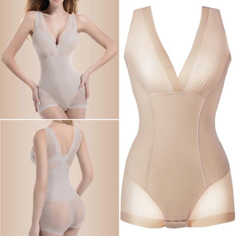 Slimming Burn Fat Brief Shapewear Tummy Slim Bodysuit Full Body Shaper Slimming Underwear Vest Bodysuits Jumpsuit L-X