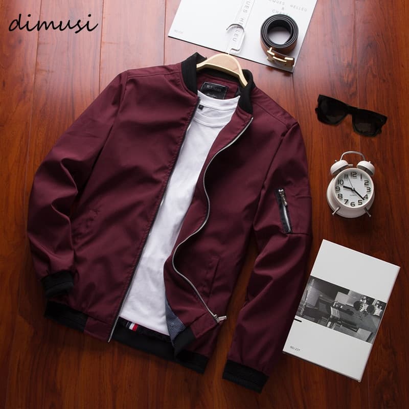 Spring Bomber Zipper Jacket