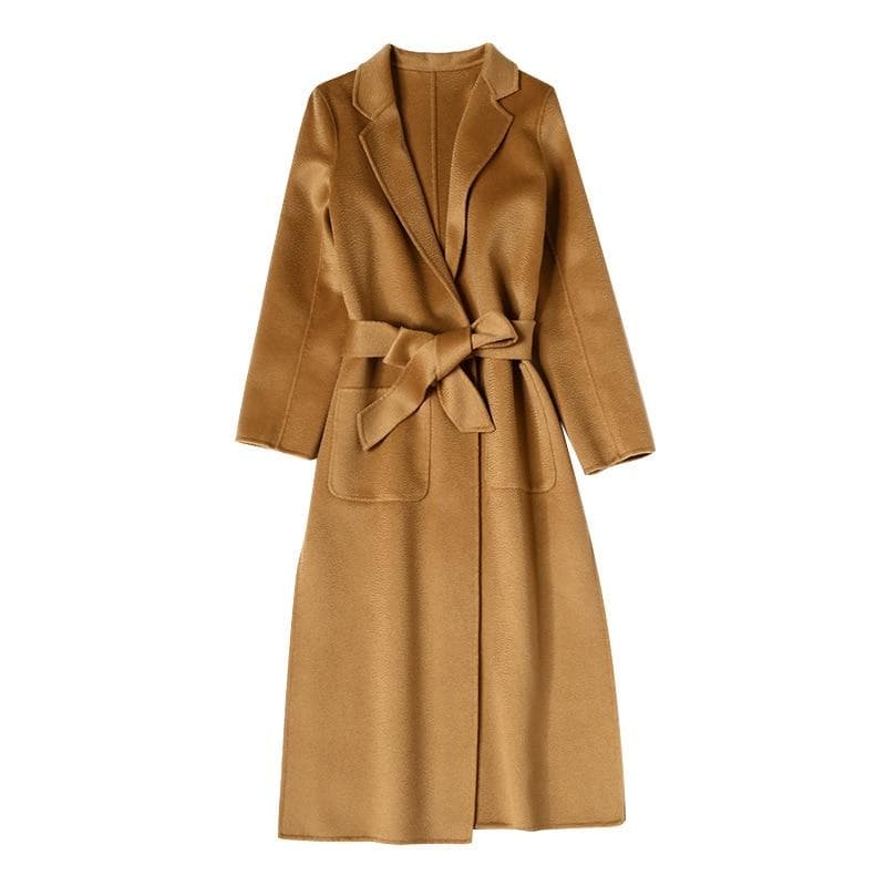 Women Winter Wool Coat Dress