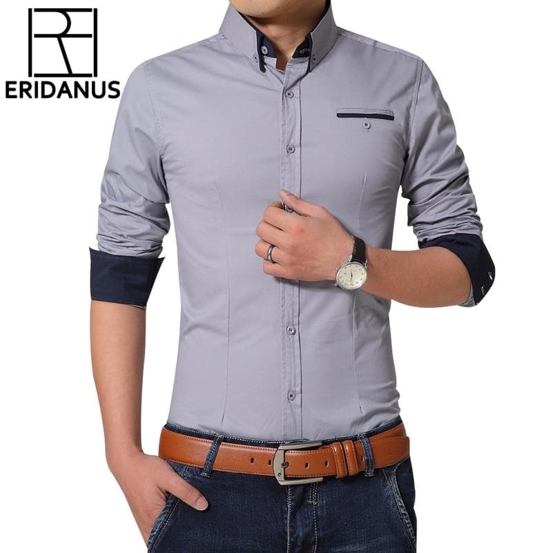 Men Autumn Dress Shirts