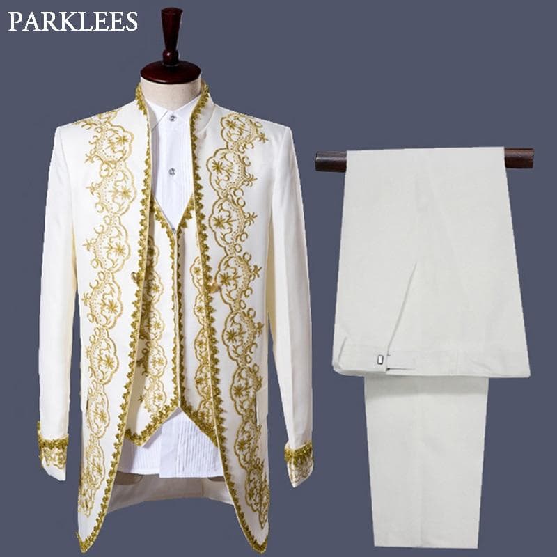 Men England Style Tuxedo Dress Suit
