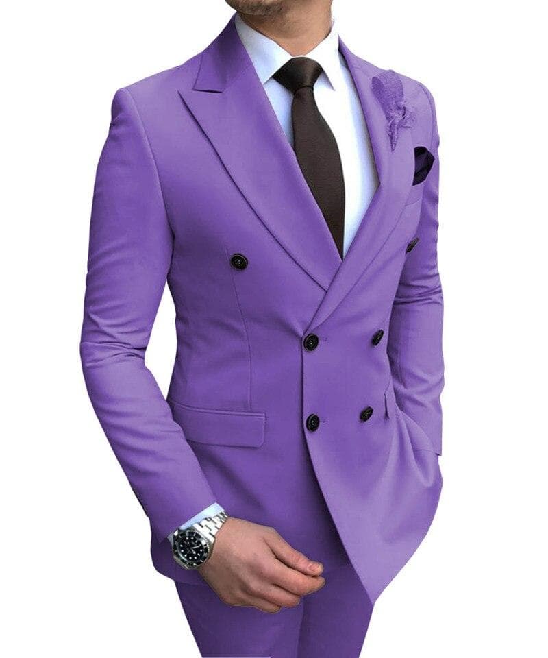 Men Slim Fit Casual Dress Suit