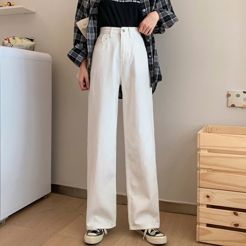Women White Casual Jeans