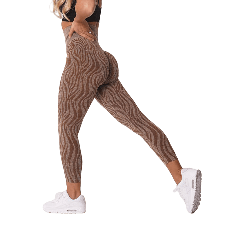 Zebra Pattern Seamless Legging