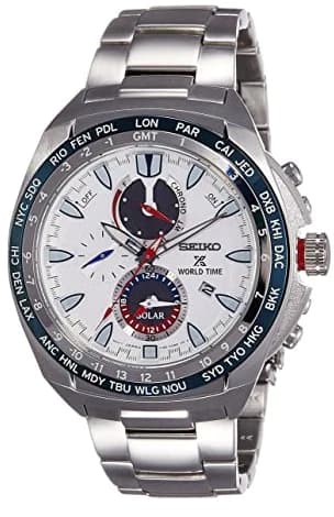 SEIKO PROSPEX SEA WORLD TIME SOLAR CHRONOGRAPH – SSC485P1 Luxury Watch For Men