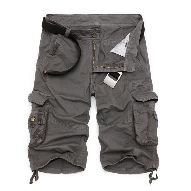 New Cargo Shorts Men Cool Camouflage Summer Hot Sale Cotton Casual Men Short Pants Brand Clothing Comfortable Camo Men Cargo Shorts