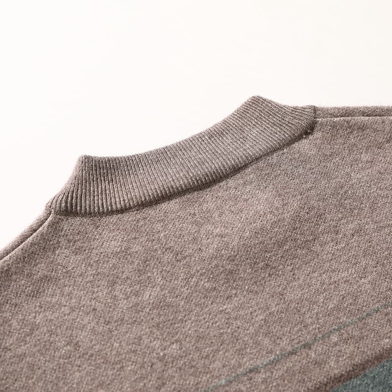 New Fashion Sweater Wool Top Grade Autumn Winter Warm Knitwear Pullover Men Casual  O-Neck Jumper Men Clothing Y366