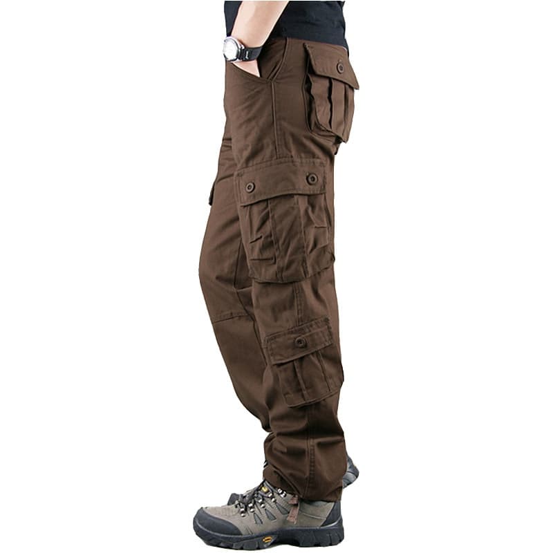 New Spring Men Cargo Pants Khaki Military Men Trousers Casual Cotton Tactical Pants Men Big Size Army Pantalon Military Homme