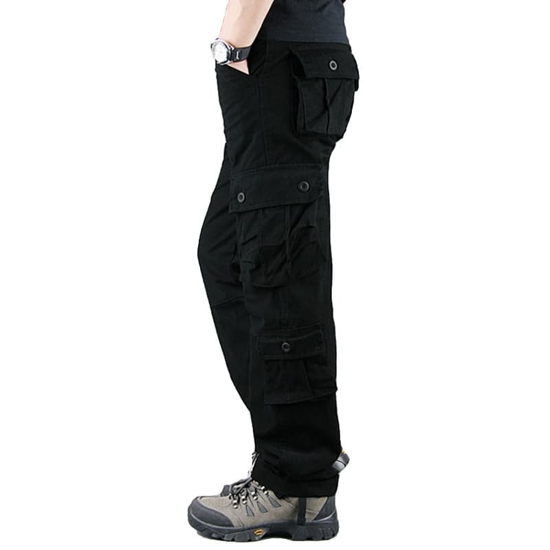 New Spring Men Cargo Pants Khaki Military Men Trousers Casual Cotton Tactical Pants Men Big Size Army Pantalon Military Homme