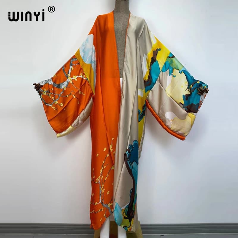 New Women Europe Bikini Sweet Lady Pink Boho Cardigan Stitch Cocktail Boho Maxi Holiday Batwing Sleeve Kimona