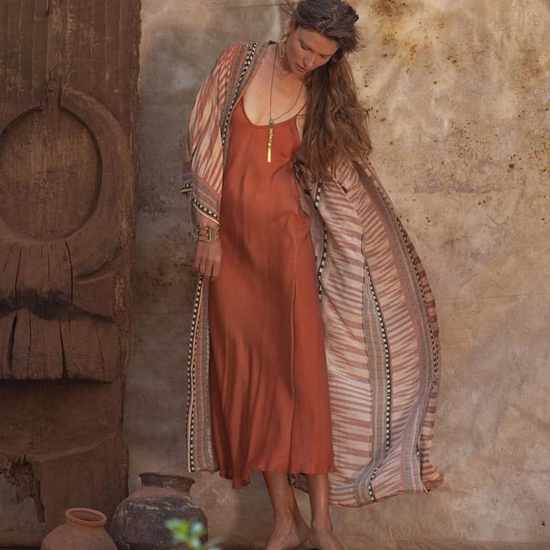 New Women Beach Summer Maxi Dresses Outfits for Women Swimsuit Cover Up Boho Clothing Bohemian Clothes