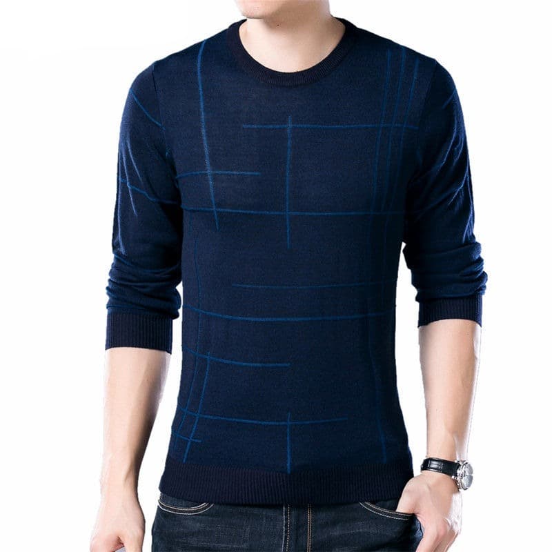 New Soft Cashmere Sweaters O-Neck Wool Pullovers 2020 Autumn Winter Warm Sweater Men Brand Clothing Plus Size Pull Homme