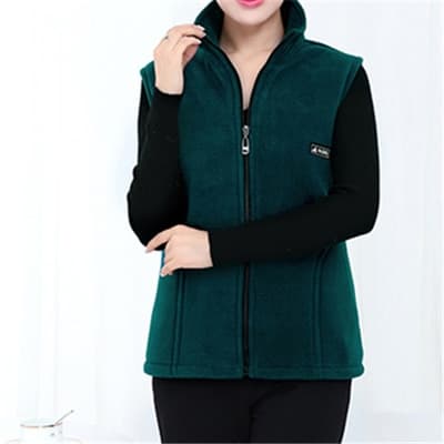 New Fleece Women Vests Autumn Korean Loose Size  Sleeveless Jacket Ladies Fashion Zipper Casual Waistcoat Female 442