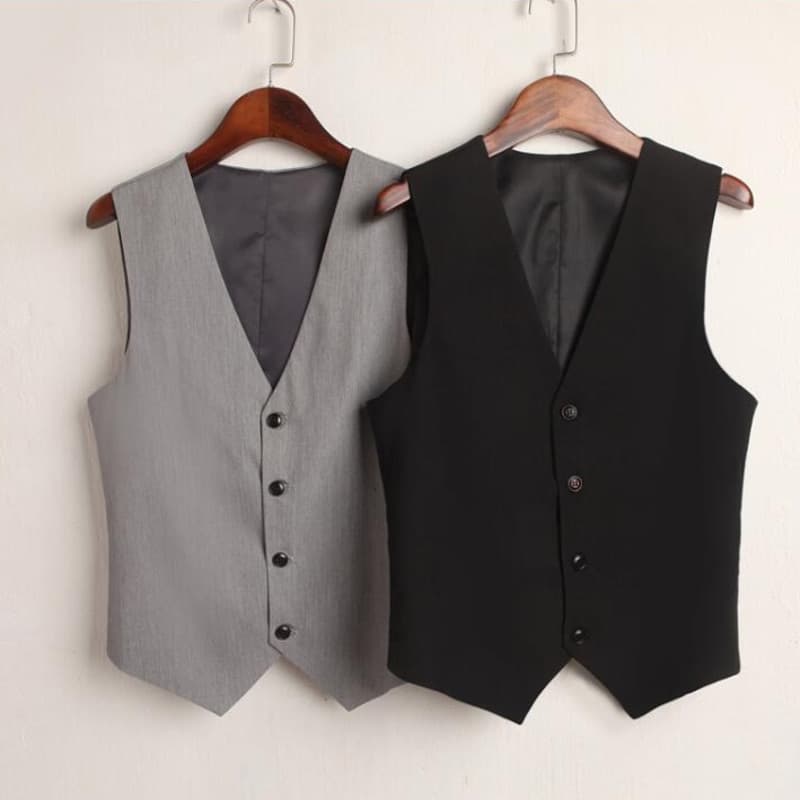 New Summer V Neck Vest Women Thin Loose Waistcoat Single Breasted Sleeveless Blazer Female Slim Short Vest Femme Slim Button