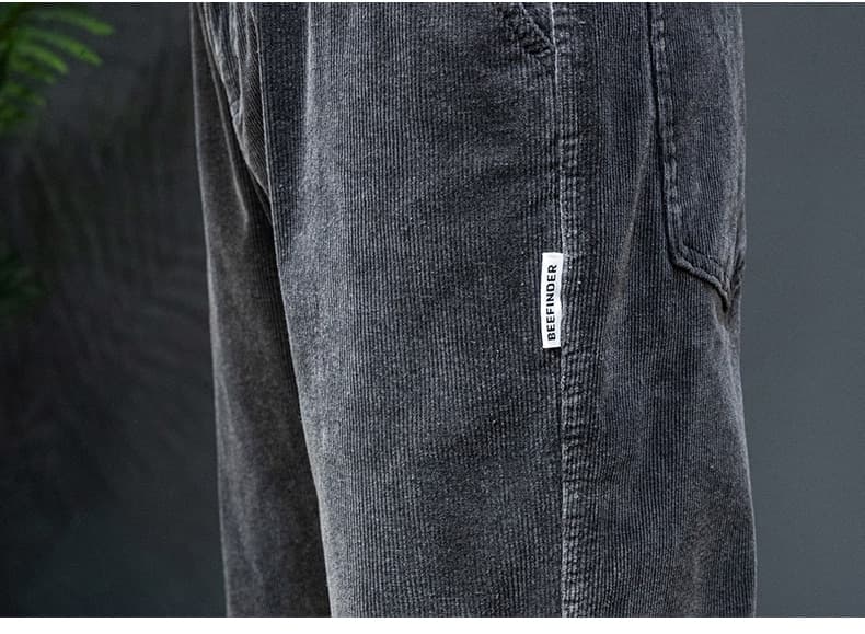New Autumn Winter New Corduroy Casual Pants Men Large Hip Hop Loose Straight Dad sweat Pants