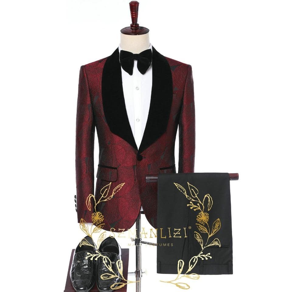 New Men Blazer Sets Double Breasted Suits Latest Coat Pant Terno Masculino Slim Fit Plaid Tuxedo Party Suits Wedding Suits For Men