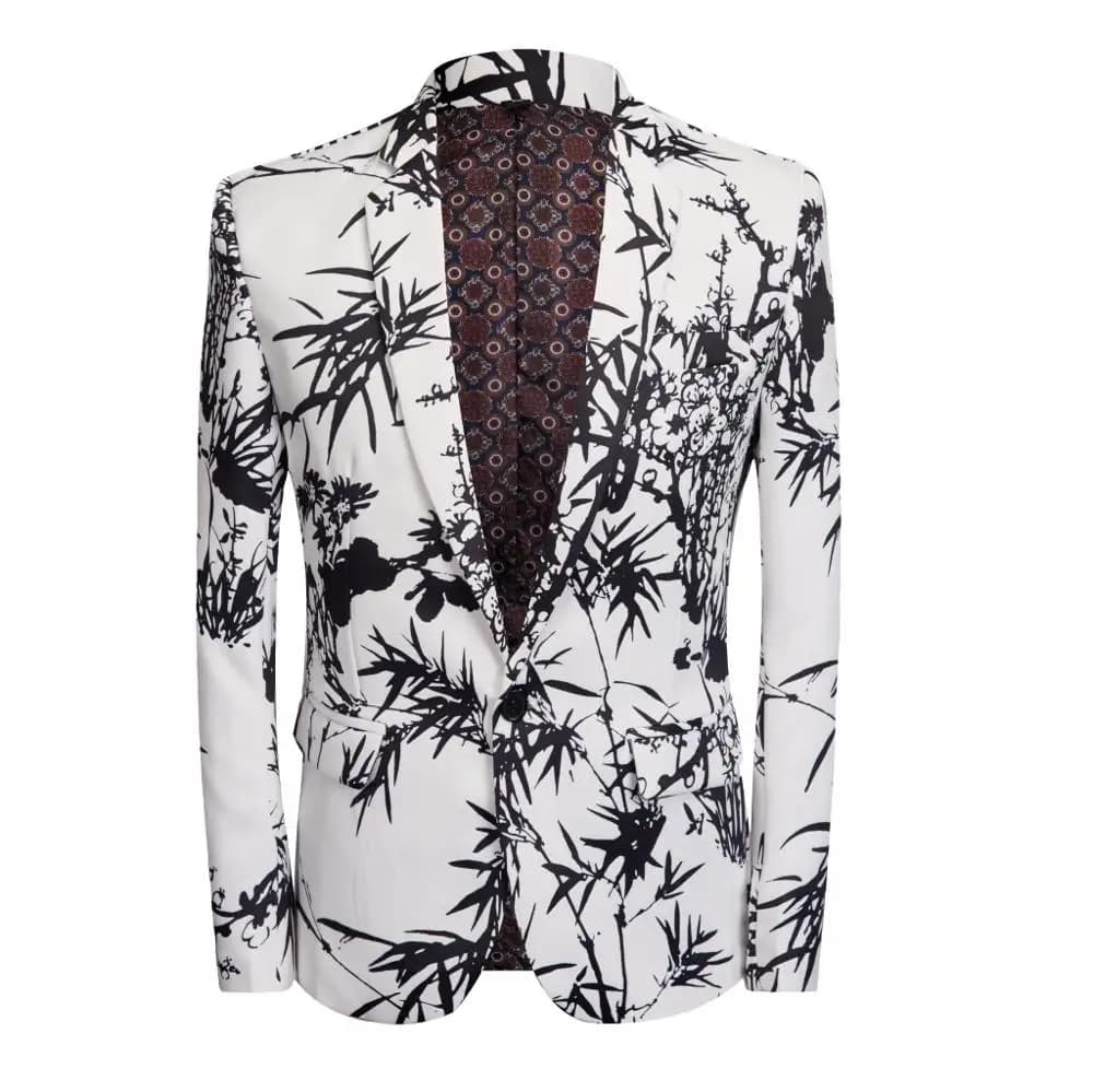 New Leopard Print Suit Blazer Party