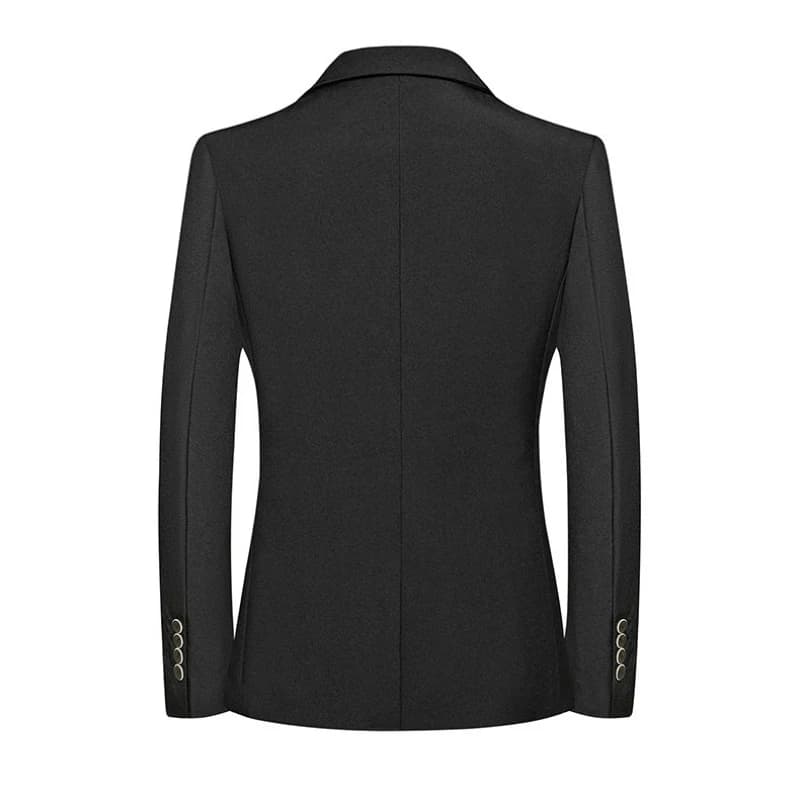 New Advanced Business Handsome Casual Four Seasons Polyester Mens Blazer
