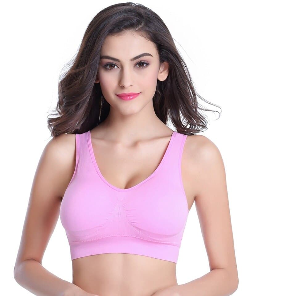 Seamless Bra Sexy Wire Free Top Lingerie Breathable Women deep v-neck backless body sexy bra