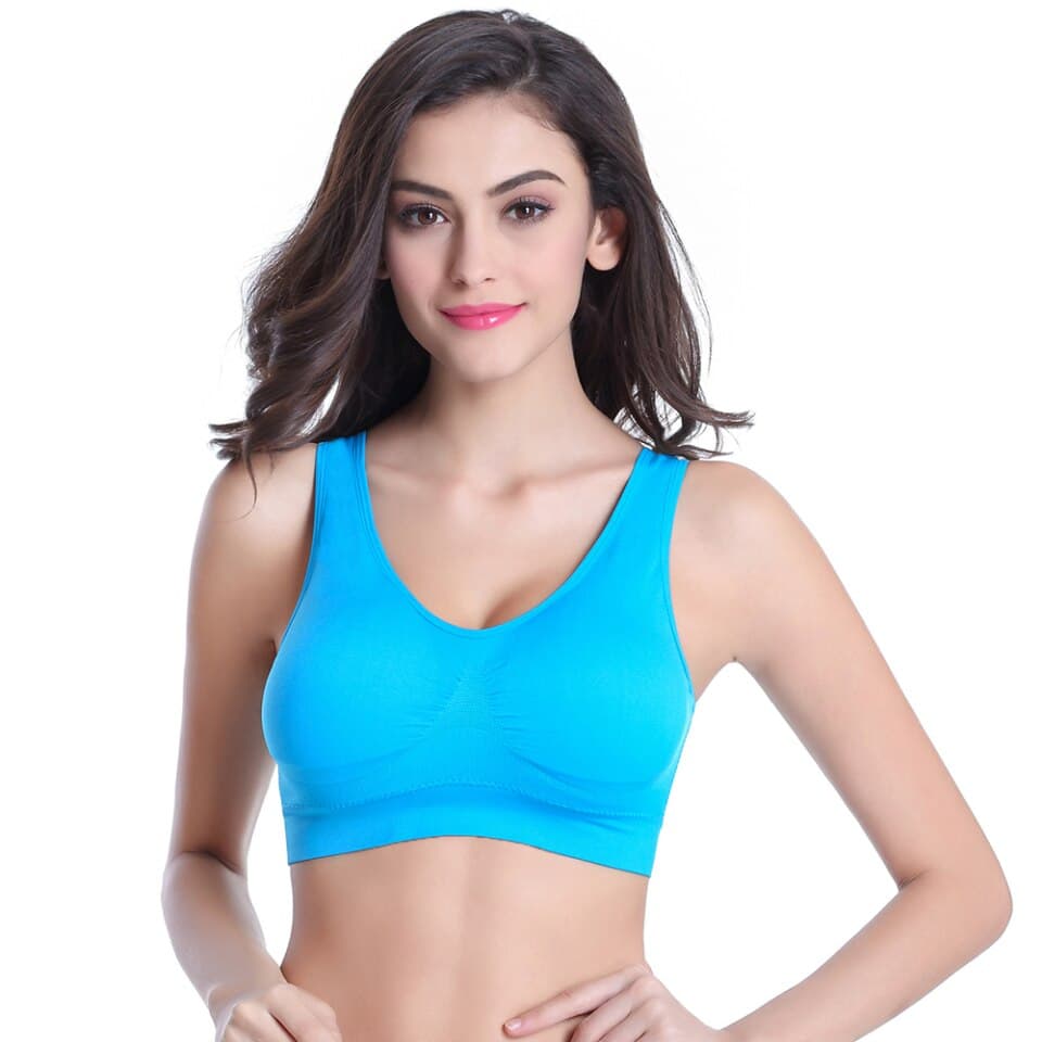 Seamless Bra Sexy Wire Free Top Lingerie Breathable Women deep v-neck backless body sexy bra