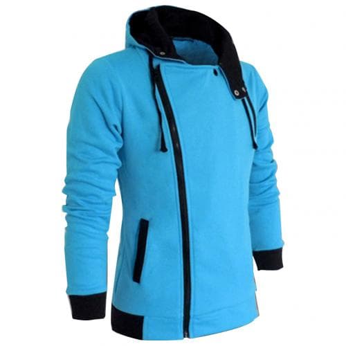Men Plus Size Sweatshirt Jackets Autumn Casual Fleece Coats Solid Color Mens Sportswear Stand Collar Sliming Jackets
