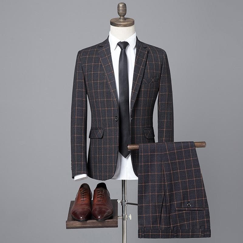 Men Casual Business Dress Suit