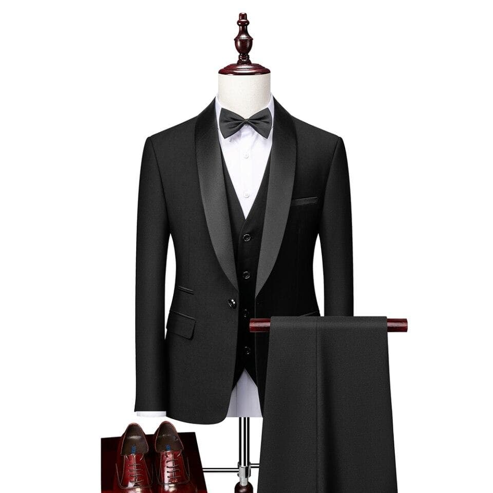 Men Autumn Wedding Party Dress Suit