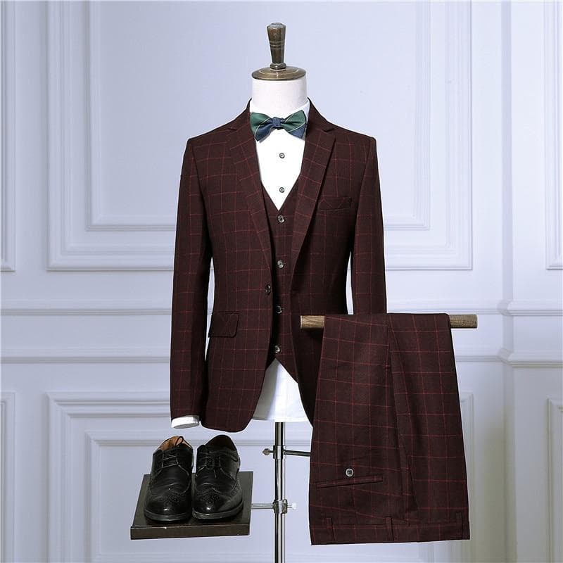 Men Casual Business Dress Suit