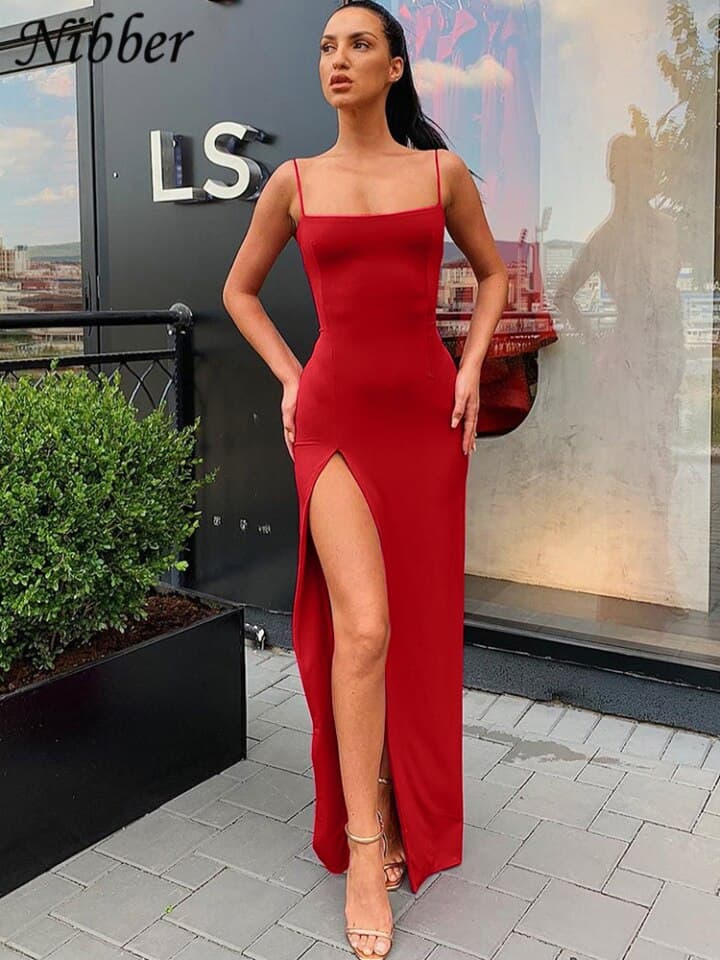 Women Slim Party Long Dresses