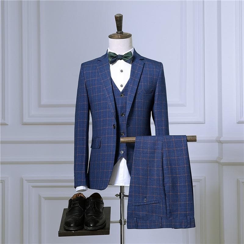Men Casual Business Dress Suit