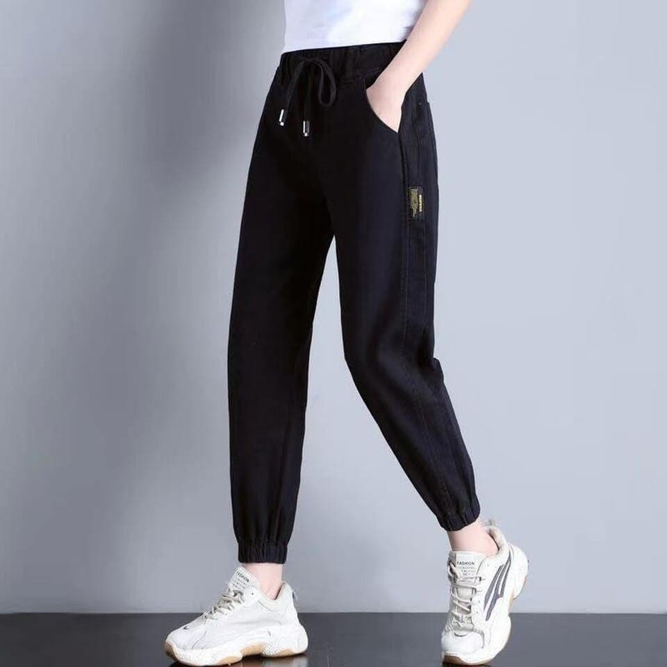 New Women Harem Pants Vintage High Waist Jeans Woman Ankle Length Mom Jeans Cowboy Denim Pants jeans for women jeans