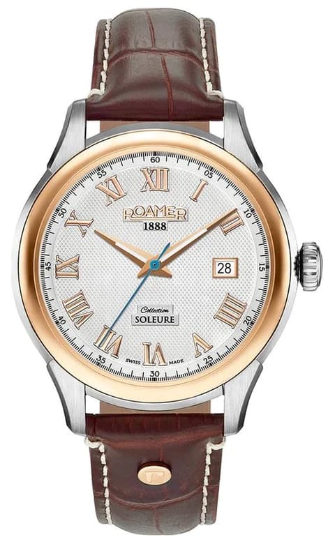 ROAMER SOLEURE AUTOMATIC – 545660-49-12-05 Leather Belt Luxury Watch For Men