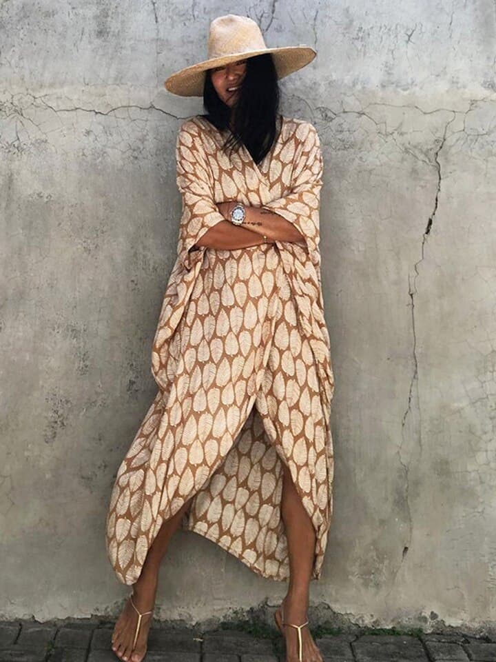 New Beach Cover Ups for Swimwear Women Black Tie Dye Kimono Swimsuit Cape Summer Dress Beachwear Outfits Sales