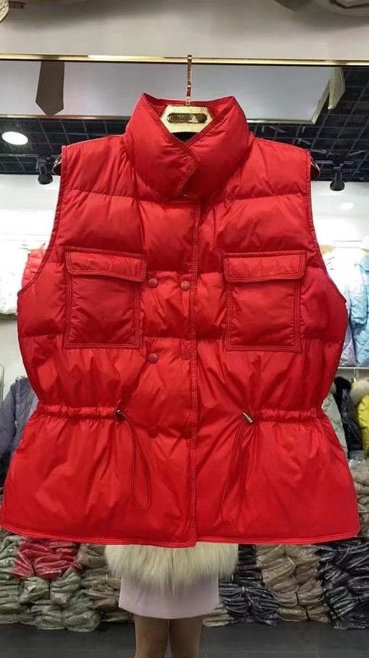 New Ultra Light Down Vest Women Short Vest Windproof Lightweight Warm Waistcoat Female White Duck Down Down Coat Sleeveless