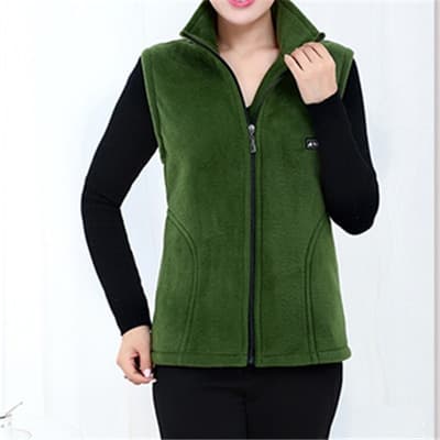 Fleece Women Vests Autumn Korean Loose Size Sleeveless Jacket Ladies Fashion Zipper Casual Waistcoat Female 442