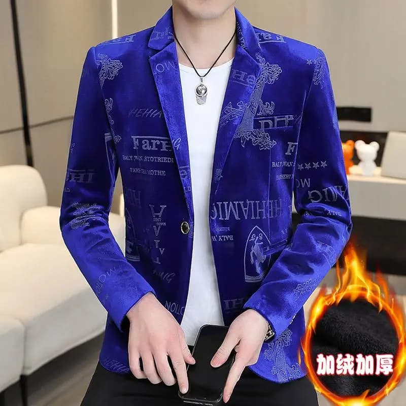 New Autumn Winter Thickened Canaries Horse Runner Man Thickened Individual Coat