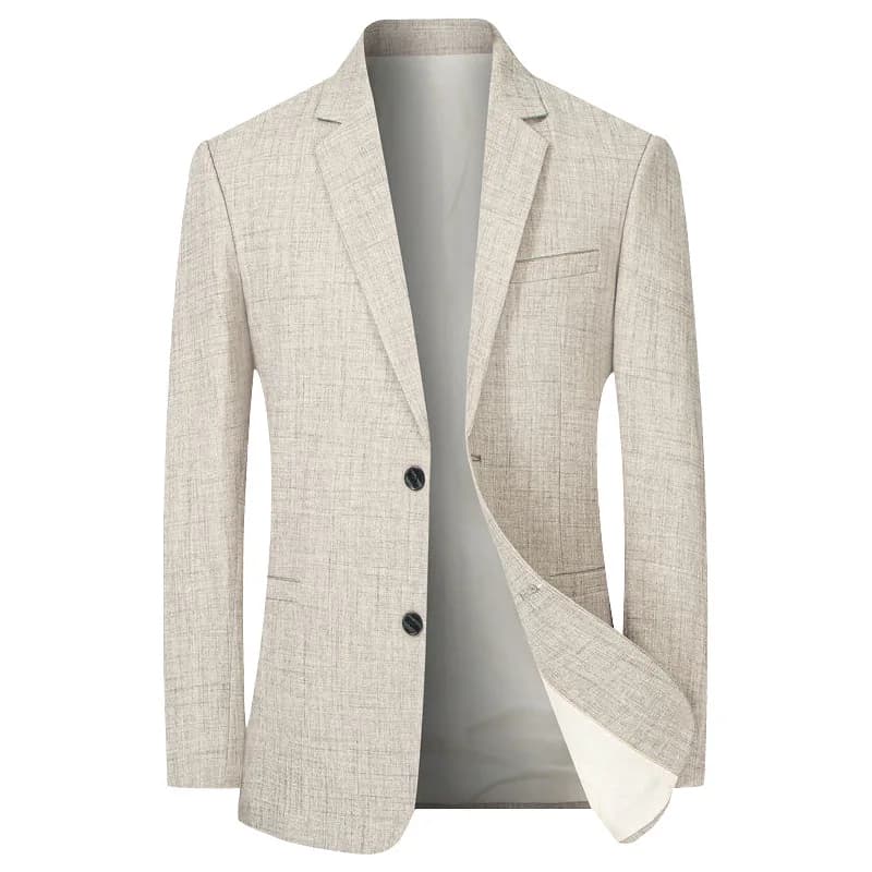 New Men Jacket Thin Blazers Spring Autumn Solid Business Casual Suit Jacket Men Clothing Blazer