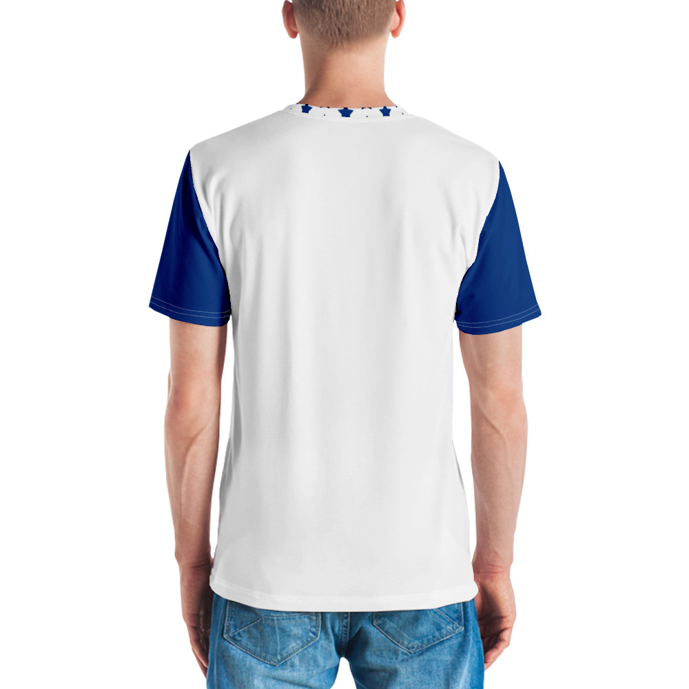 New T Shirt All over Print Short Sleeves Crew Neck T shirt