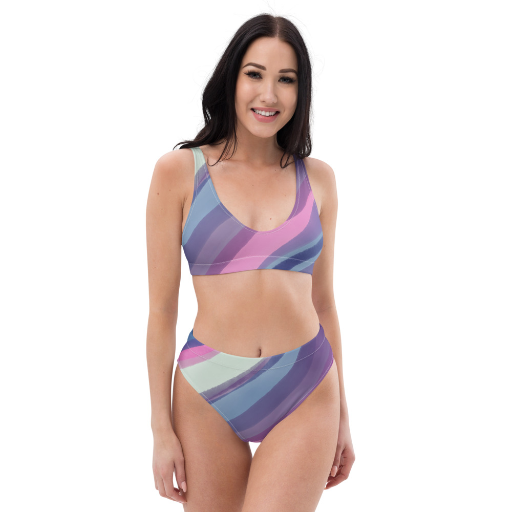 New Eco-Friendly Bikini  All-Over Print Recycled For Women