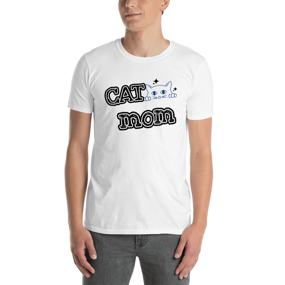 New Unisex T Shirt Cat Lovers Short Sleeves Crew Neck T Shirt