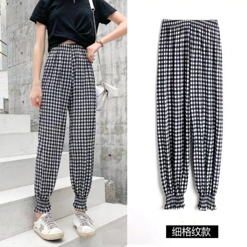 Women Straight Long Pants pantalon pour femme pants loose thin high waist women broad legged pants sweatpants stacked leggings - Image 55