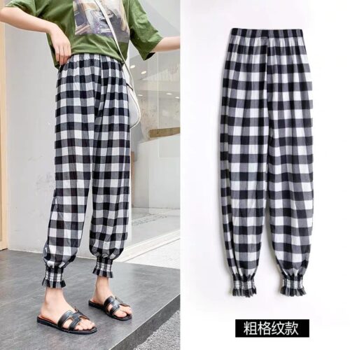 Women Straight Long Pants pantalon pour femme pants loose thin high waist women broad legged pants sweatpants stacked leggings - Image 61