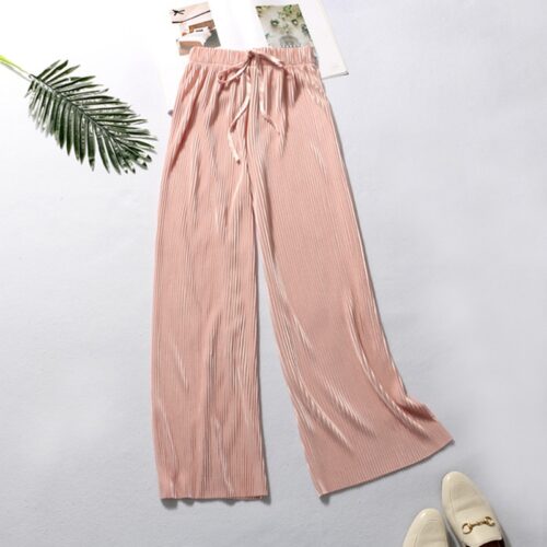 Women Straight Long Pants pantalon pour femme pants loose thin high waist women broad legged pants sweatpants stacked leggings - Image 31