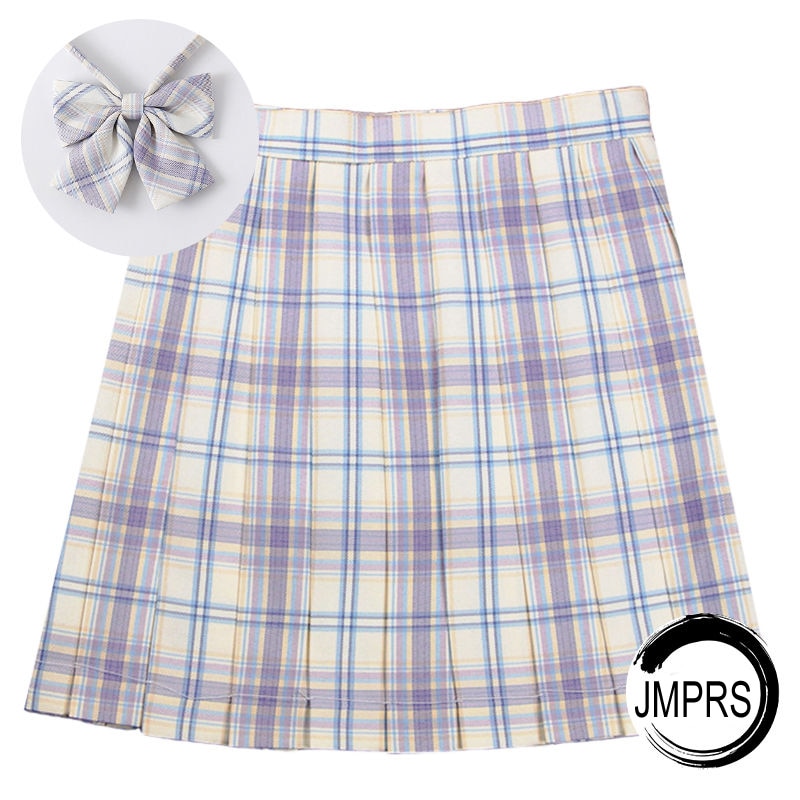 Women Pleated Skirt Bow Knot Summer High Waist Preppy Girls Dance Mini Skirt Cute A Line Sexy Japan Faldas
