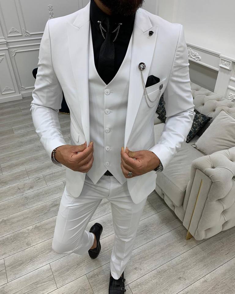 Men Groom Slim Fit Dress Suit