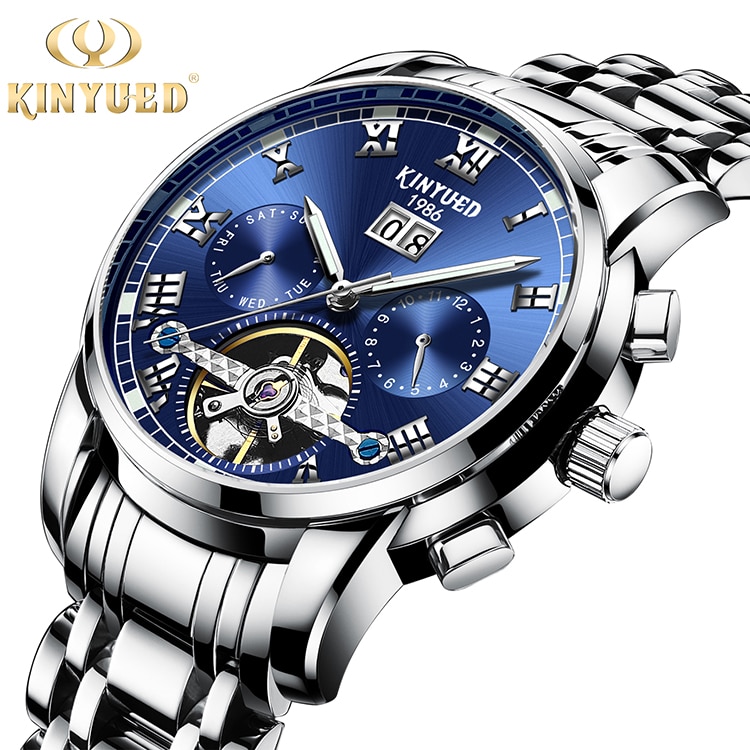 #1 ️ Top New Men Kinyued Stainless Steel Watch - ADDMPS